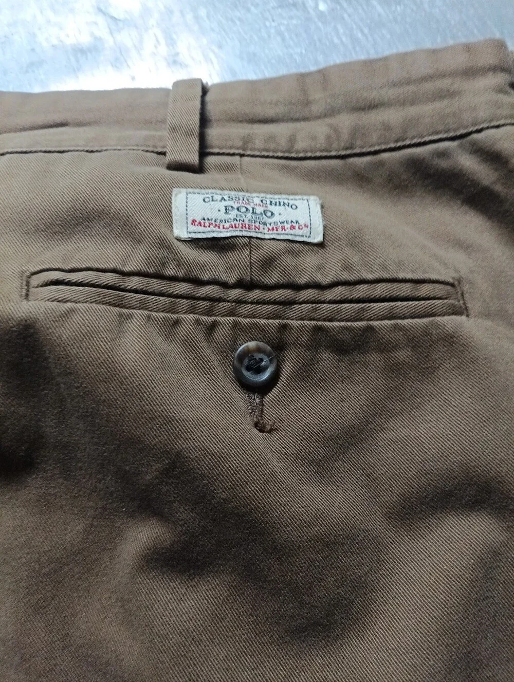 Polo Ralph Lauren Men's 40/30 Chinos Milk Chocolate Brown
